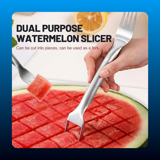 2-in-1 Stainless Fruit Slicer Forks