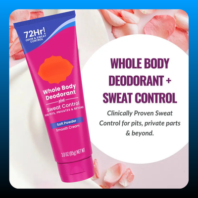Whole Body Deodorant and Sweat Control Cream