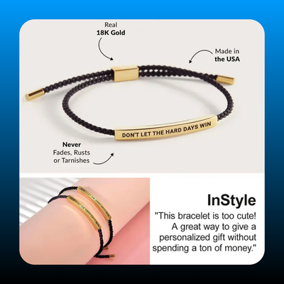 Don't Let The Hard Days Win Bracelet (2 Pack)