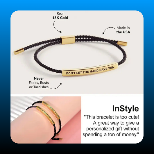 Don't Let The Hard Days Win Bracelet (2 Pack)