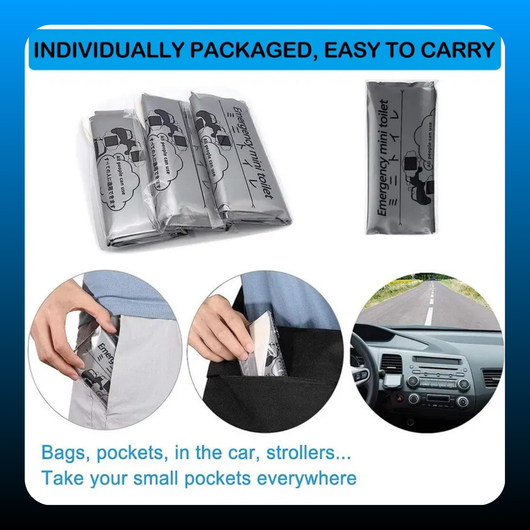 Disposable Emergency Urinal Bag (8 Pack)