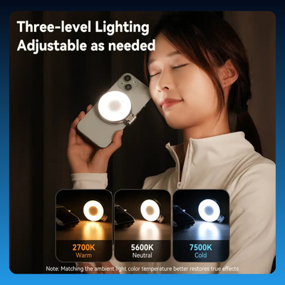 3-in-1 Magnetic Mirror Selfie Light