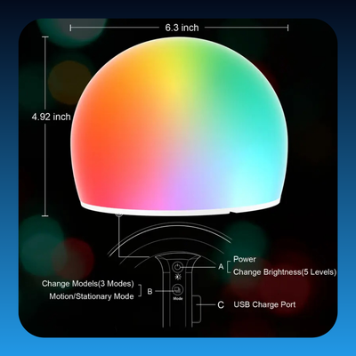 Bubble Interactive LED Stress-Relief Light