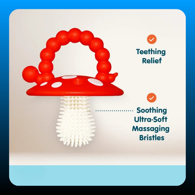 Chompy Mushroom Silicone Pacifiers (2 pack)