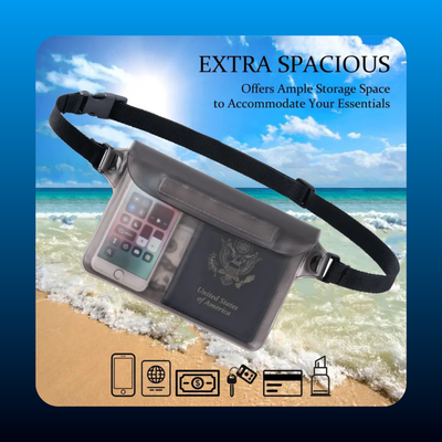 Waterproof Pouch with Adjustable Waist Strap
