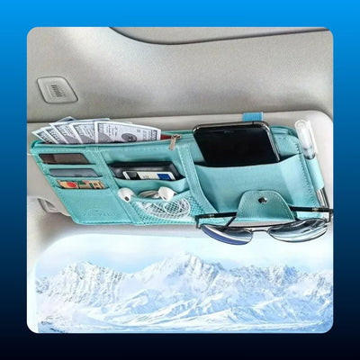 Car Sun Visor Organizer Pouch