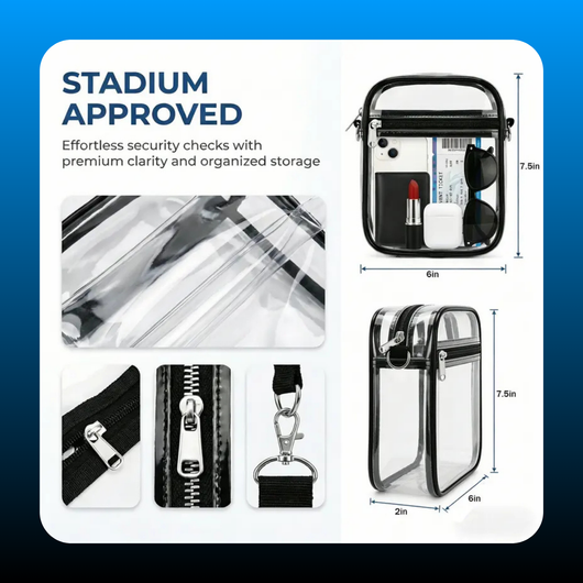 Stadium Approved Clear Bag