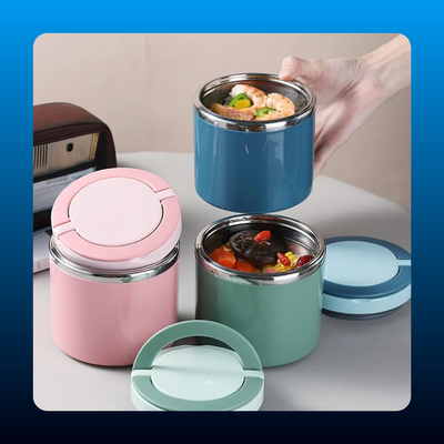 Stainless Steel Insulated Lunch Jar with Handle
