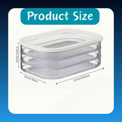 3-Layer Reusable Food Storage Container