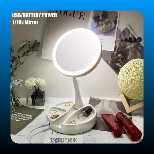 10x Magnifying Led Makeup Mirror with Light