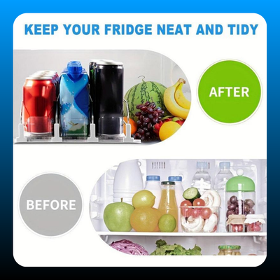 Self-Pushing Refrigerator Beverage Dispenser (3 Rows)