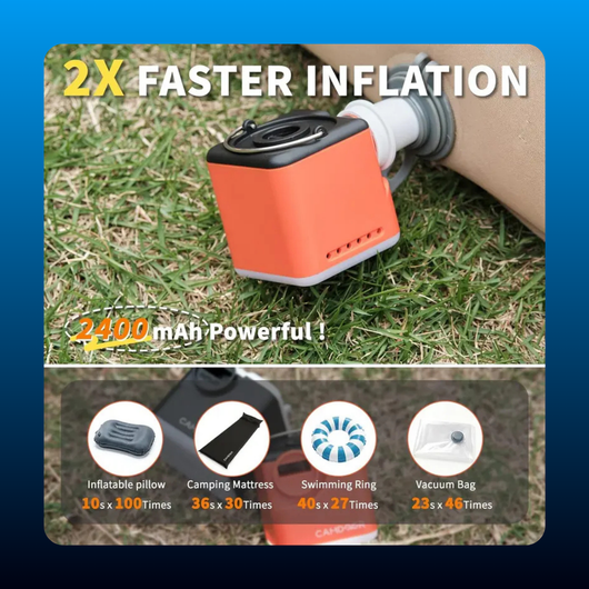 Portable Rechargeable Electric Air Pump for Inflatables