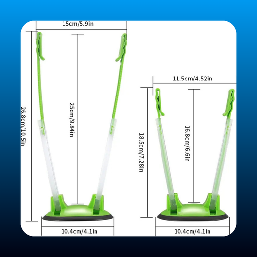 2-Pack Bag Holder Stand Adjustable Food Storage Bag Rack