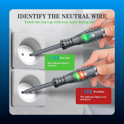 2-in-1 High Torque Magnetic Screwdriver Electricity Detector