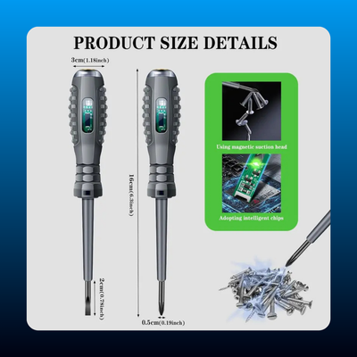 2-in-1 High Torque Magnetic Screwdriver Electricity Detector