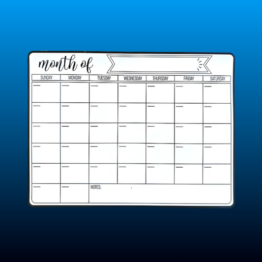 Magnetic Refrigerator Calendar