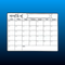Magnetic Refrigerator Calendar