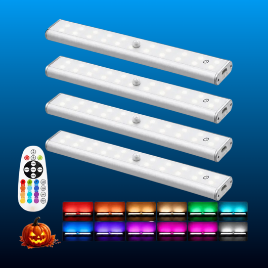 RGB Under Cabinet Lights with Remote