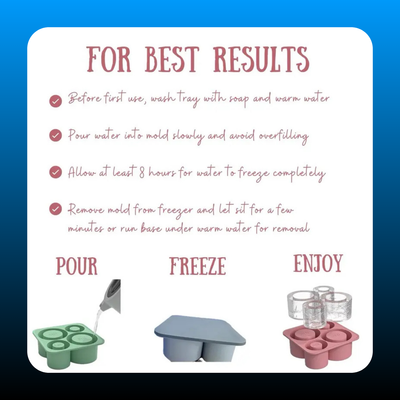 Ice Cube Tray for 20-40 oz Tumblers