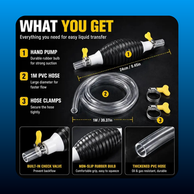 Portable Manual Siphon Pump Kit