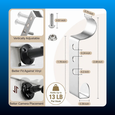 Vinyl Siding Hooks for Hanging Outdoor