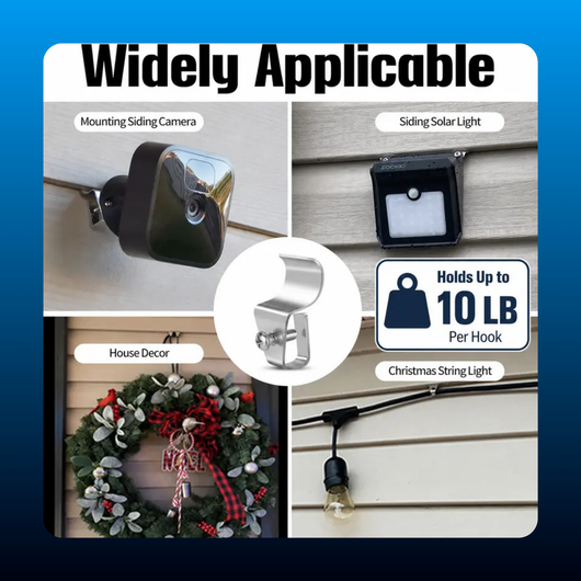 Vinyl Siding Hooks for Hanging Outdoor