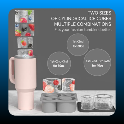 Ice Cube Tray for 20-40 oz Tumblers