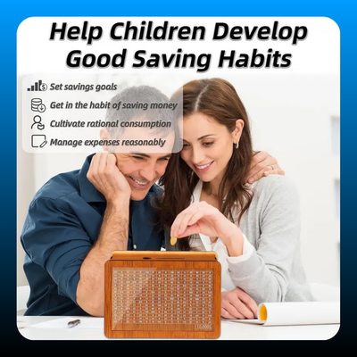 Wooden Savings Challenge Box