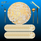 50pcs Disposable Golden Placemats