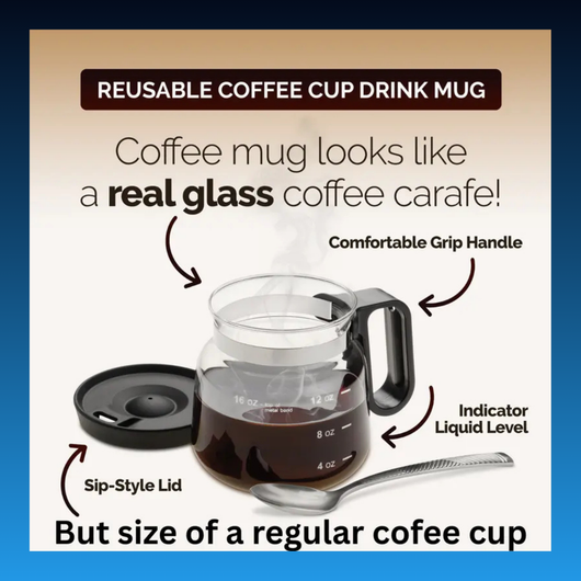 Coffee Mug in Coffee Pot Shape