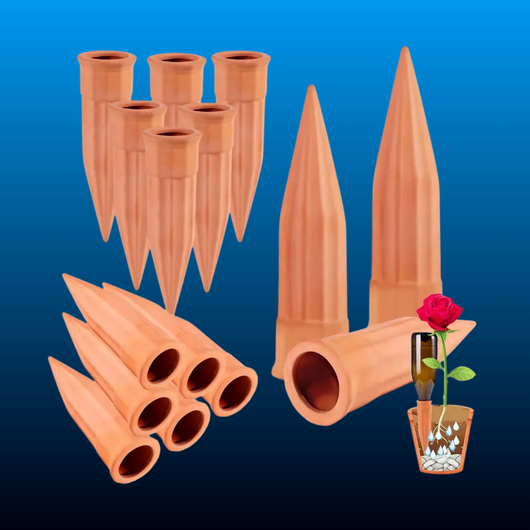 Terracotta Self-Watering Plant Stakes (10 Pack)