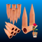 Terracotta Self-Watering Plant Stakes (10 Pack)