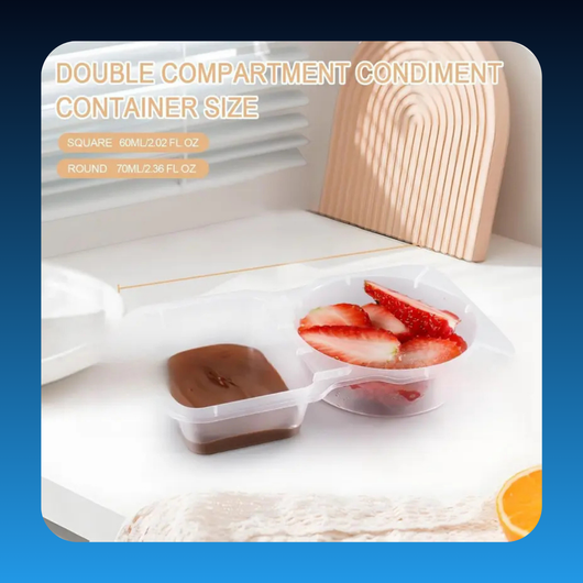 Reusable Snack Containers with Lids (20 Pack)