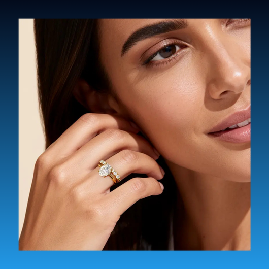 Lab Diamond VVS Moissanite Ring