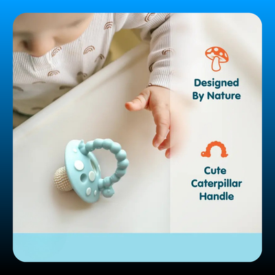 Chompy Mushroom Silicone Pacifiers (2 pack)