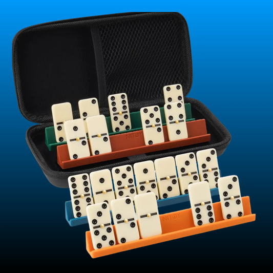 Double 6 Dominos Set for Adults with 28 Tiles
