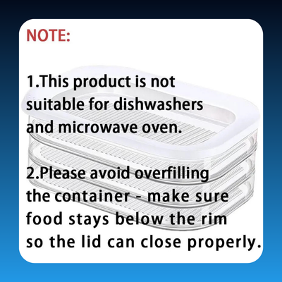 3-Layer Reusable Food Storage Container