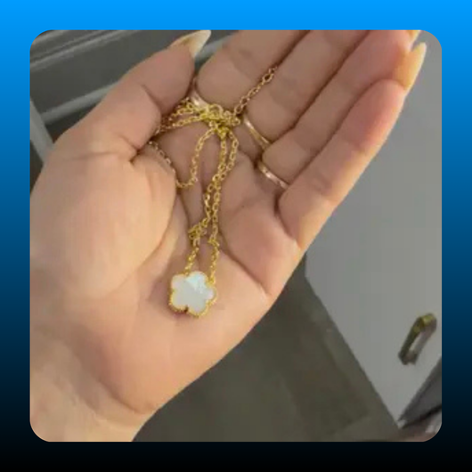 Gold Plated Clover Necklaces for Women