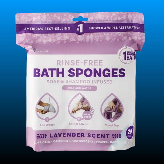 Disposable No Rinse Bathing Wipes (14 pack)