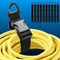 10-Pack Heavy Duty Extension Cord Holder Strap Pack