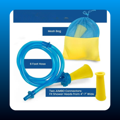 Jumbo Shower Cleaning Slip-On Attachment