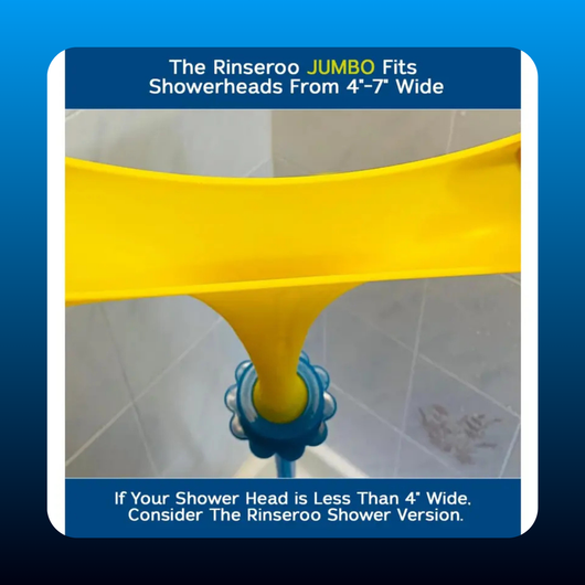 Jumbo Shower Cleaning Slip-On Attachment