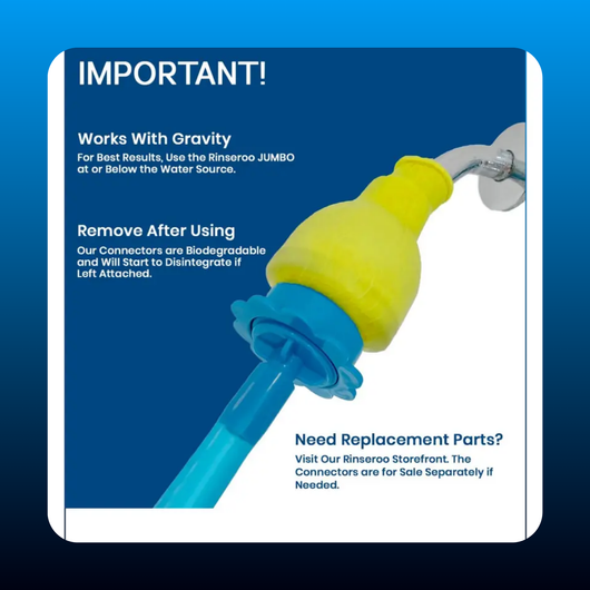 Jumbo Shower Cleaning Slip-On Attachment