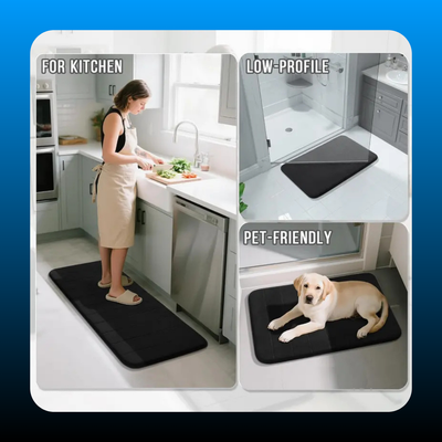 Memory Foam Bath Mat Set