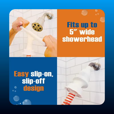 Slip-On Pet Bather- for Shower 6-Foot Flexible Hose