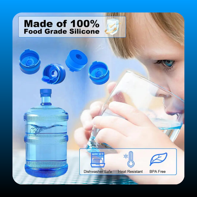 Reusable Silicone Water Jug Cap (3 Pcs)