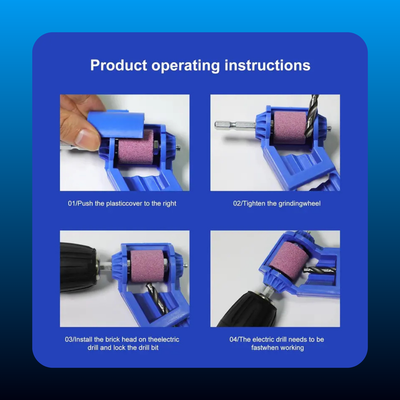 Portable Electric Drill Bit Sharpener