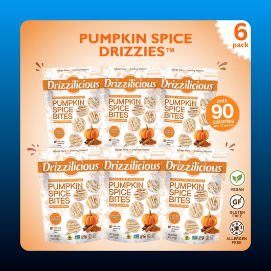 Pumpkin Spice Mini Rice Cakes (6 Pack)