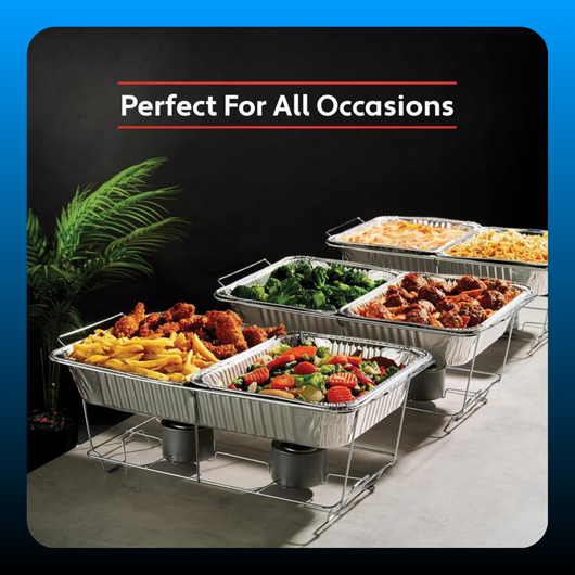 40 Pack Aluminum Foil Pan Disposable 9x13 Baking & Serving Tray