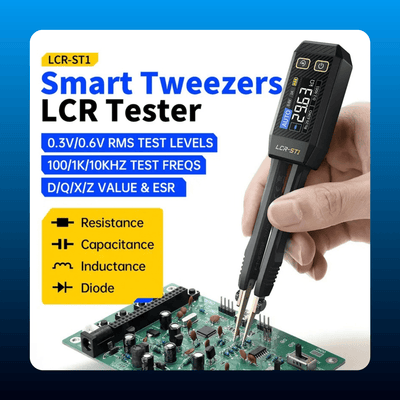 LCR Smart Tweezers Component Tester